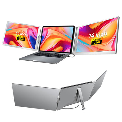 14 and 16 Inches Laptop Triple Portable Monitor